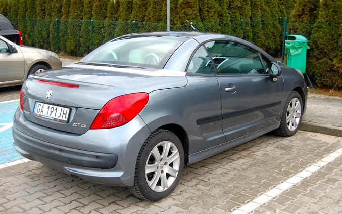 Peugeot 207 CC cena 15000 przebieg: 156300, rok produkcji 2007 z Reda małe 301